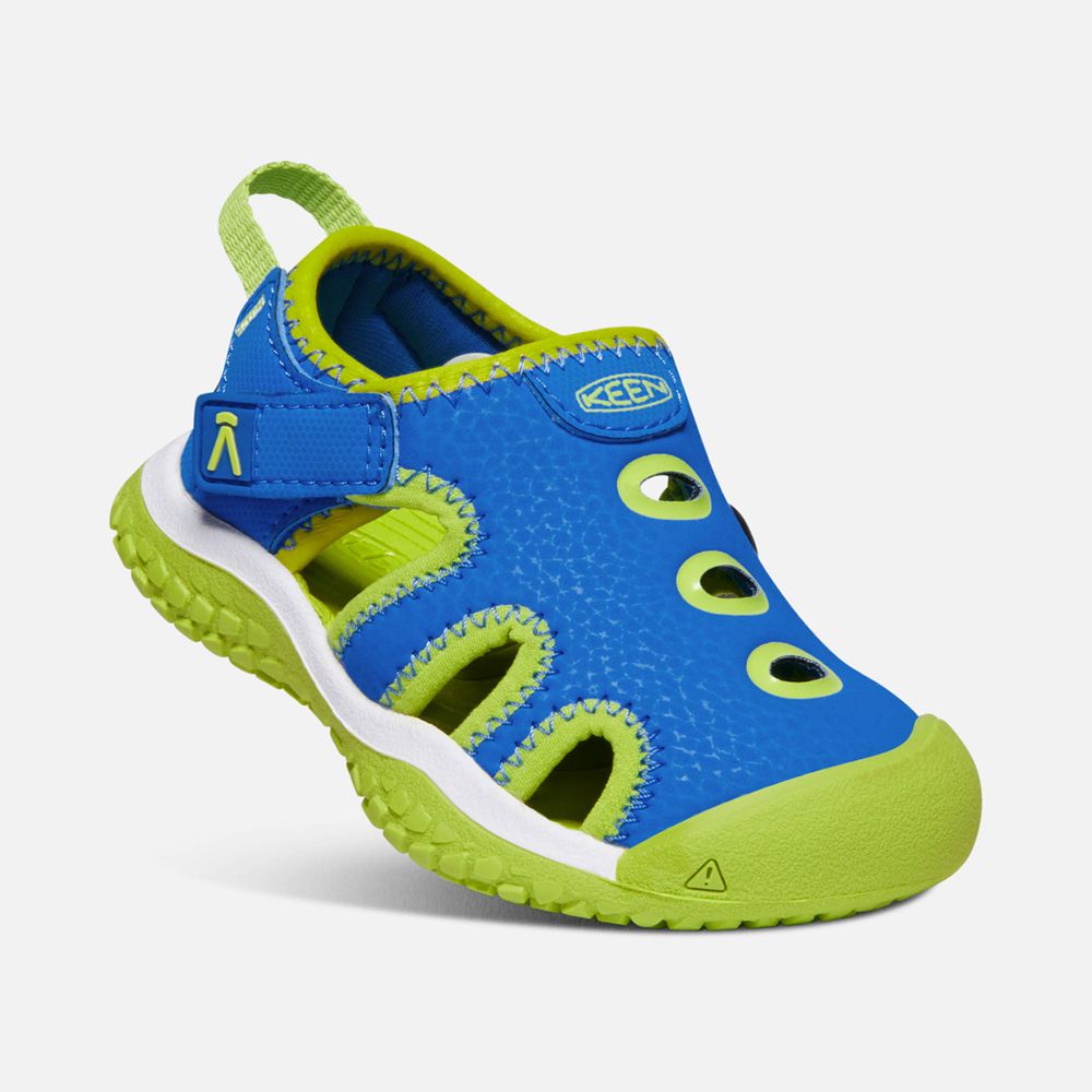 Sandalias Keen Mexico Azules/Verdes - Niños Stingray - XG7189534